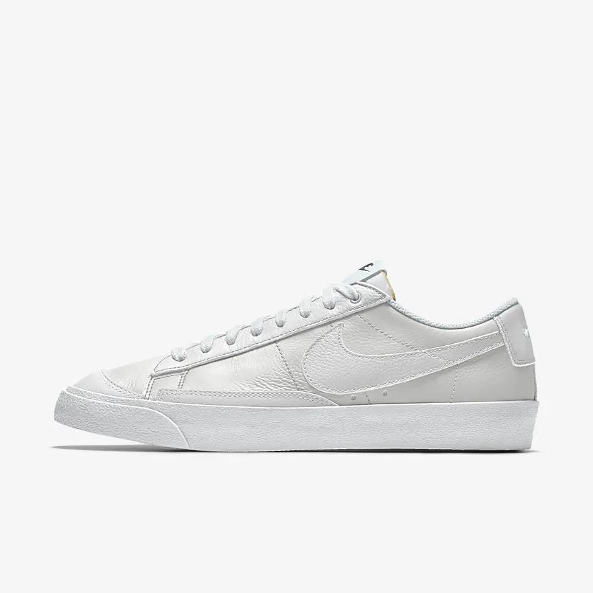 Giày Nike Blazer Low '77 By You Nam Trắng